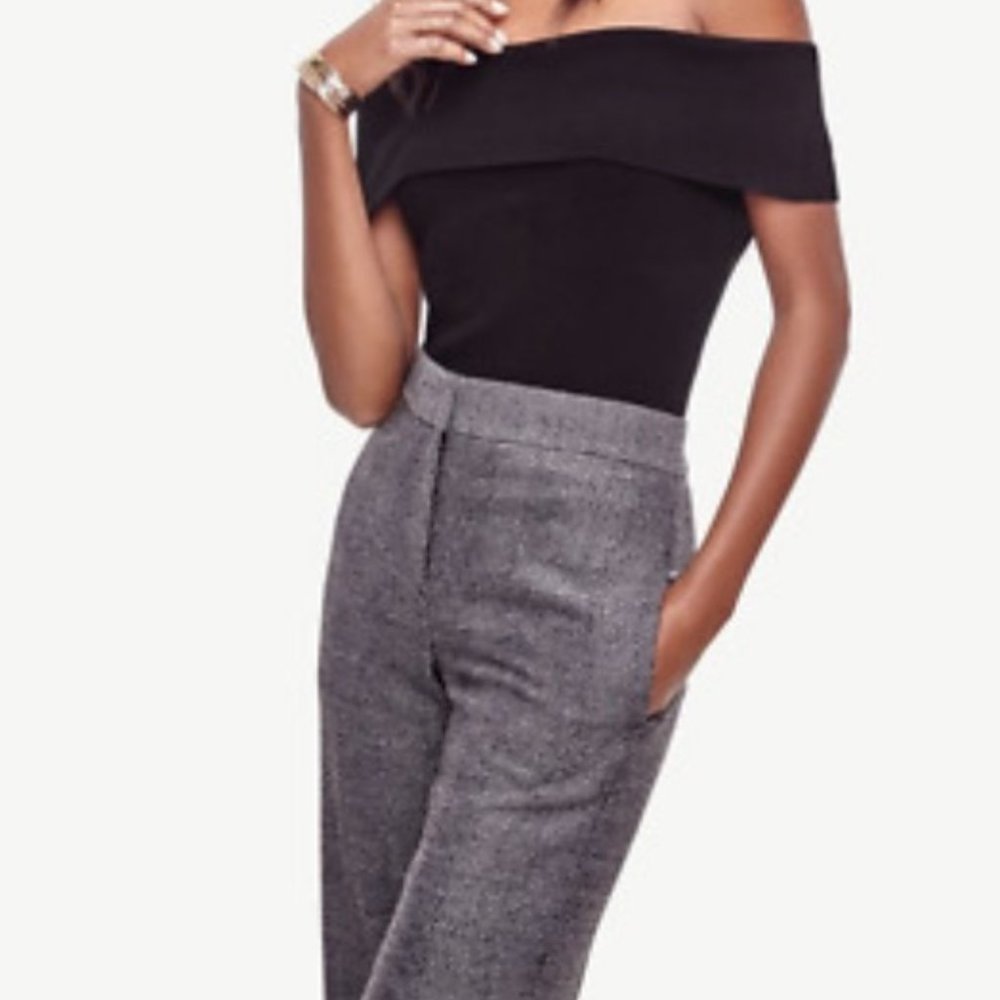 ANN TAYLOR SLEEVELESS OFF THE SHOULDER BLOUSE